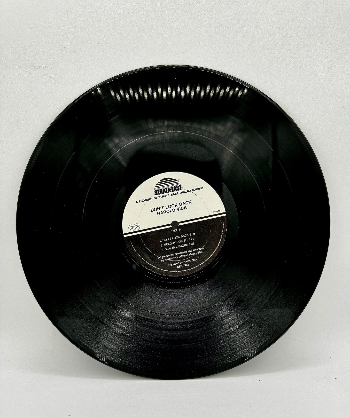 Harold Vick "Don't Look Back" SES-7431 VG+/G+ 1974 Original